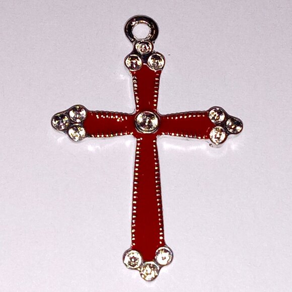 Other - 🎯 Red Cross Charm Pendant